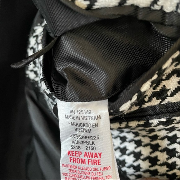 Topman Roe Skinny Fit Houndstooth Suit Jacket - Picture 11 of 16